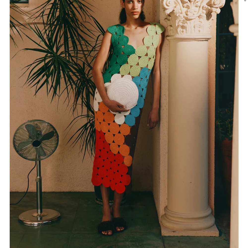 Simon Miller Muro Crochet Midi Dress - Picture 2 of 2